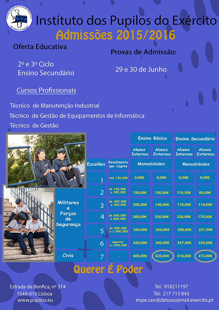 IPE Concurso Admissões 2015-2016