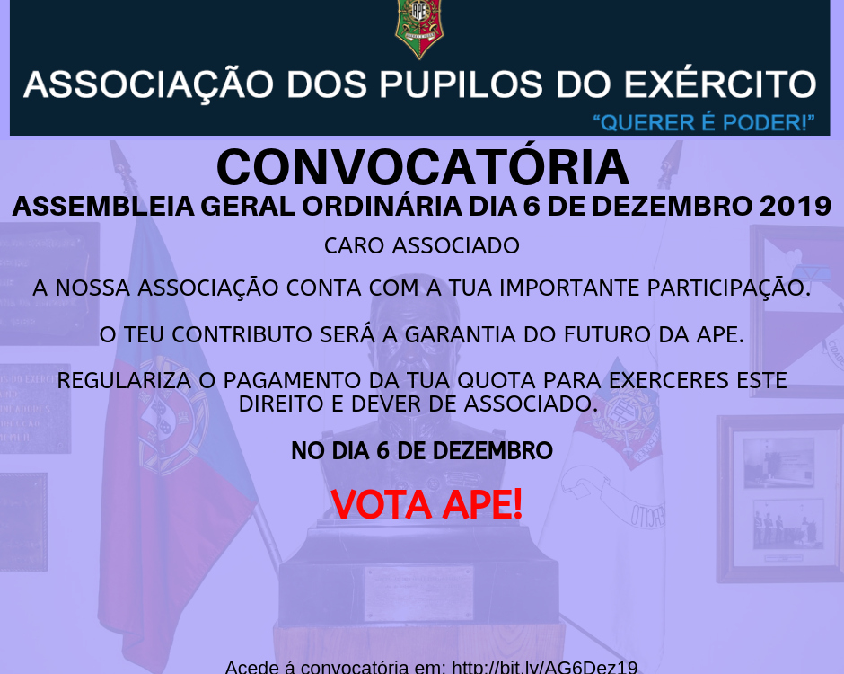 Convocatória para a Assembleia Geral Ordinária